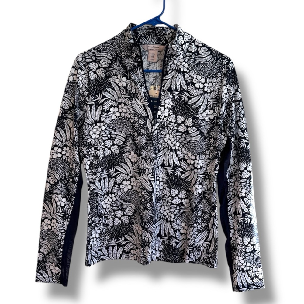 Tommy Bahama Women’s UPF 50 Mock Neck Quarter Zip Pullover Jacket